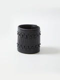 The space between Us Staircase Visual Studded Gothic Rock Palace Women's Black Bracelets