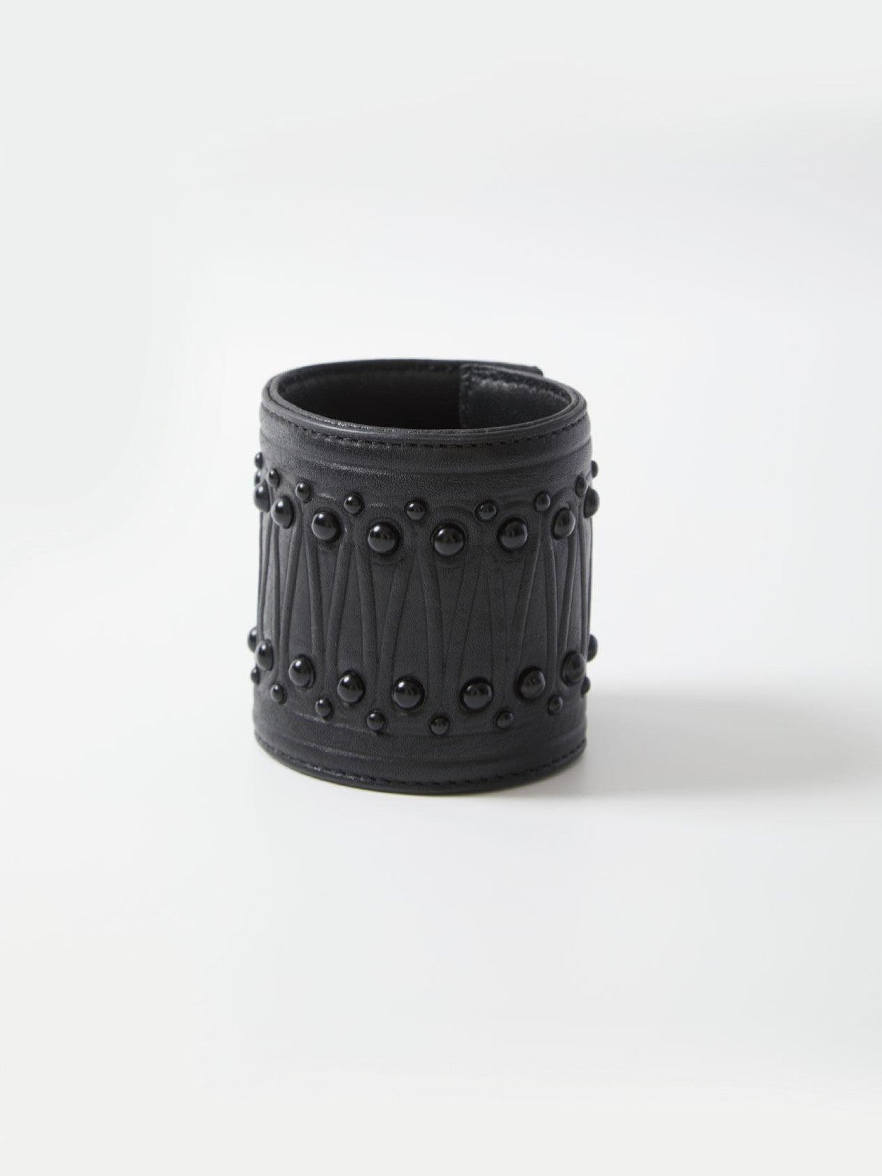 The space between Us Staircase Visual Studded Gothic Rock Palace Women's Black Bracelets