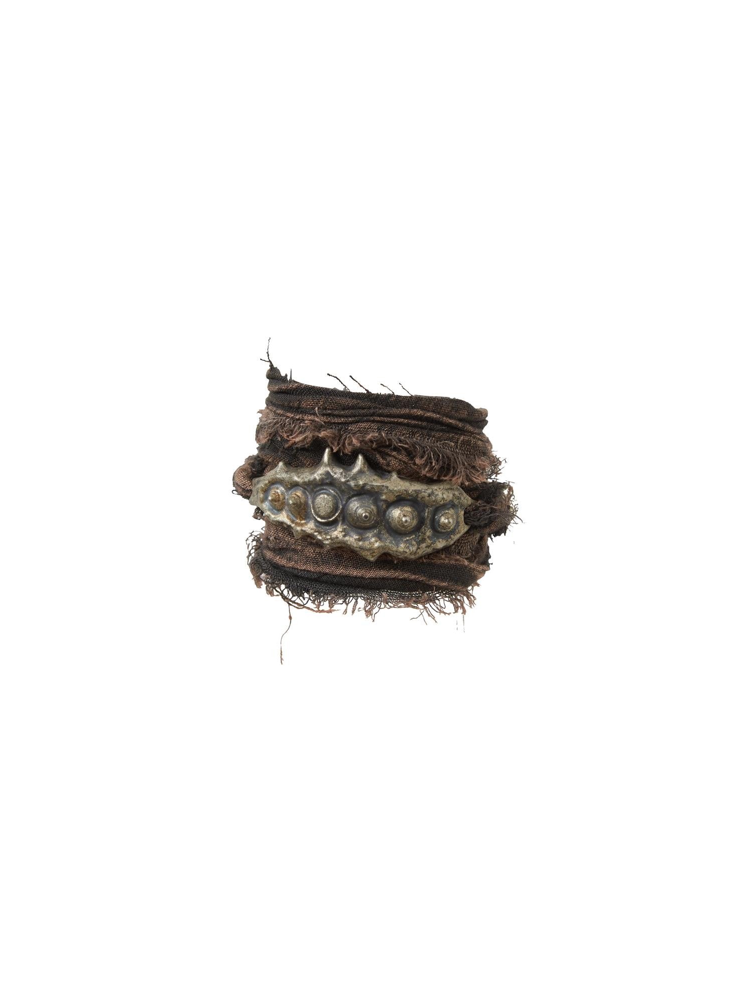 The space between Us Visual Kei Goth Rock Distressed Ribbon Women's Satin Bracelets