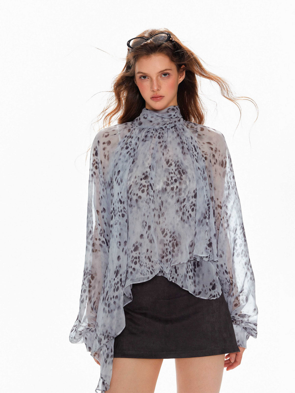 Tut_tuto_Asymmetric_Sheer_Lantern_Sleeve_Stand_Collar_Women's_Cupro_Sheer_Shirts_1076070859874_MISSTT