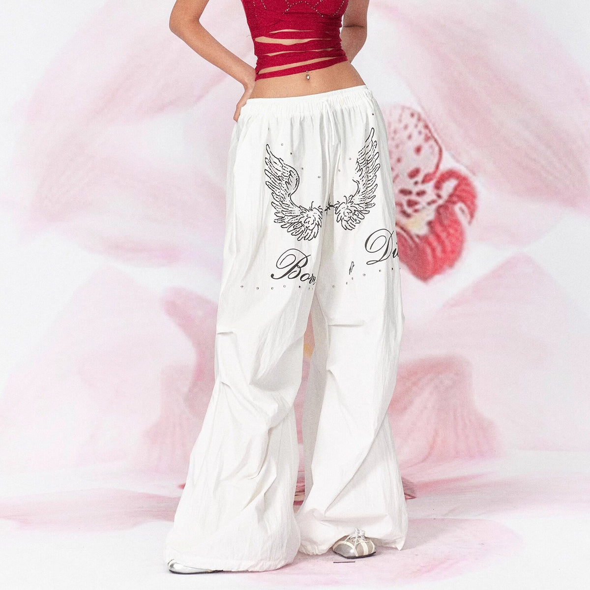 Tut_tuto_Pink_Cargo_Quick_Dry_Loose_Straight_Women's_Cotton_Nylon_Drawstring_Pants_915193014984_MISSTT