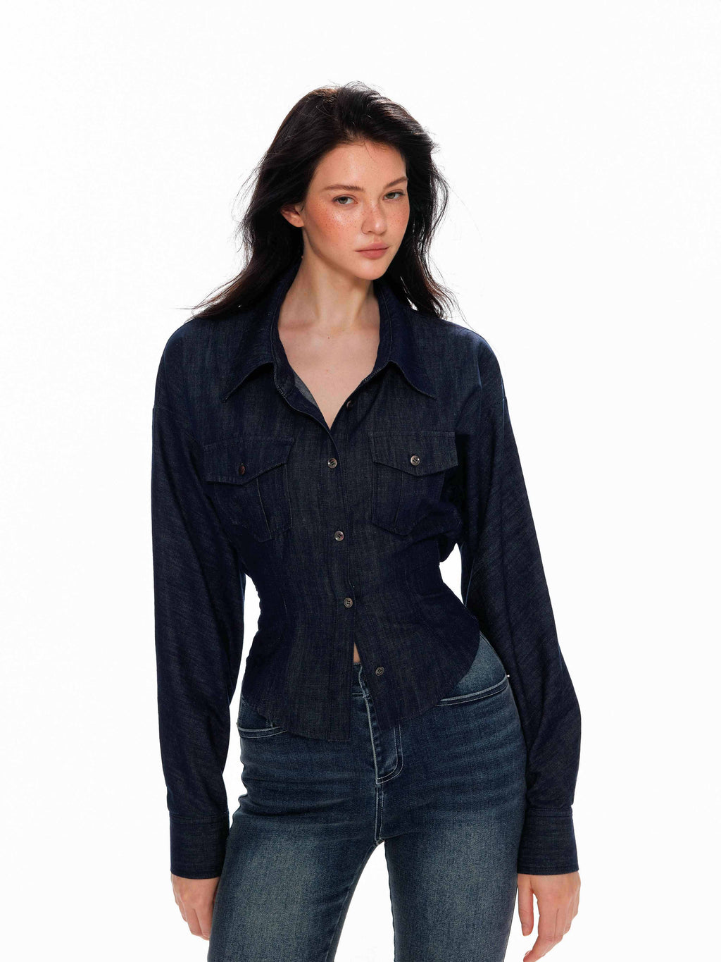 Tut_tuto_Slimming_Cinched_Waist_Utility_Pocket_Collared_Women's_Shirts_1076881978068_MISSTT