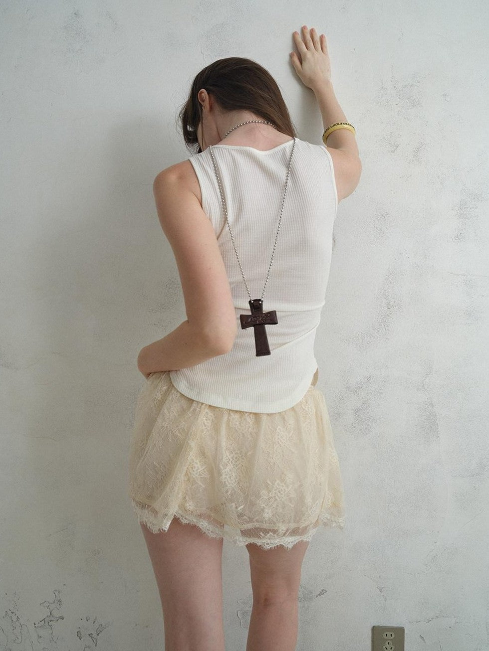 UNIVERSE Ballet Sheer Jacquard Lace Victorian Women's Polyester Skorts