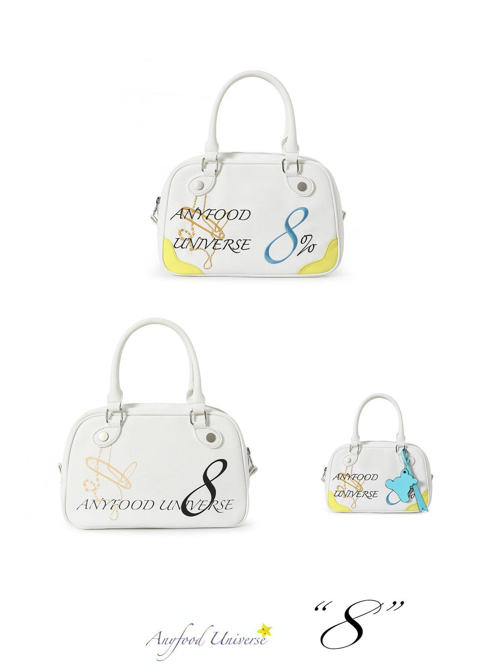 UNIVERSE Embroidered Number 8 Retro Top Handle Women's Pu Leather Handbags