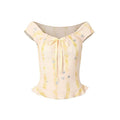 UNIVERSE_Light_Pink_Silver_Foil_Star_Print_Tie_Bow_Women's_Polyester_Camisoles_805071581658_MISSTT