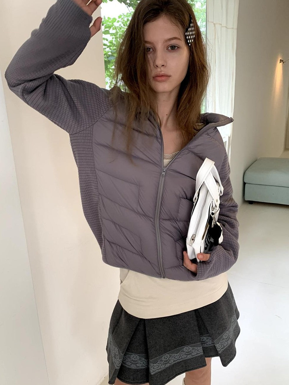 UNIVERSE Lightweight Slim Fit Nylon Women's Down Jackets
