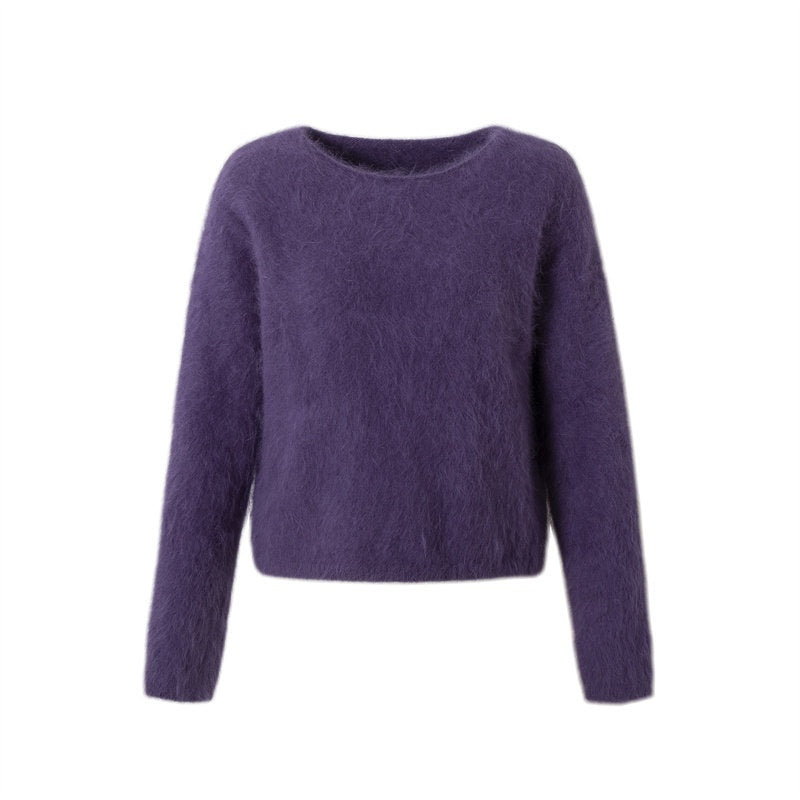 UNIVERSE_Purple_Vintage_Loose_Slouchy_Rabbit_Fur_Knitted_Women's_Fur_Blend_Sweaters_848988398815_MISSTT