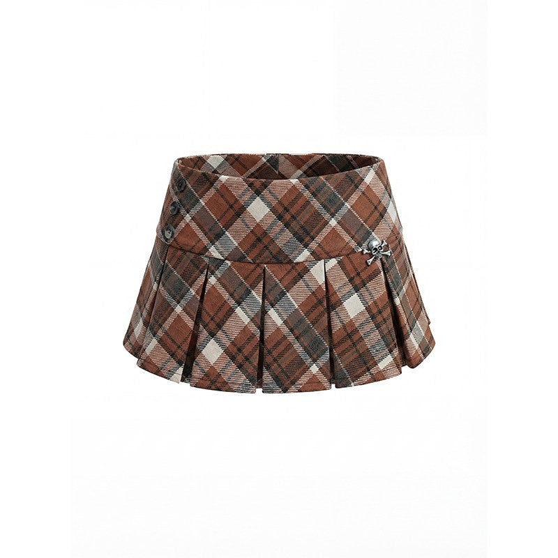 UNIVERSE_Retro_Maple_Plaid_Low_Waist_A_Line_Hand_Pressed_Pleats_Women's_Pleated_Skirts_1039537696139_MISSTT