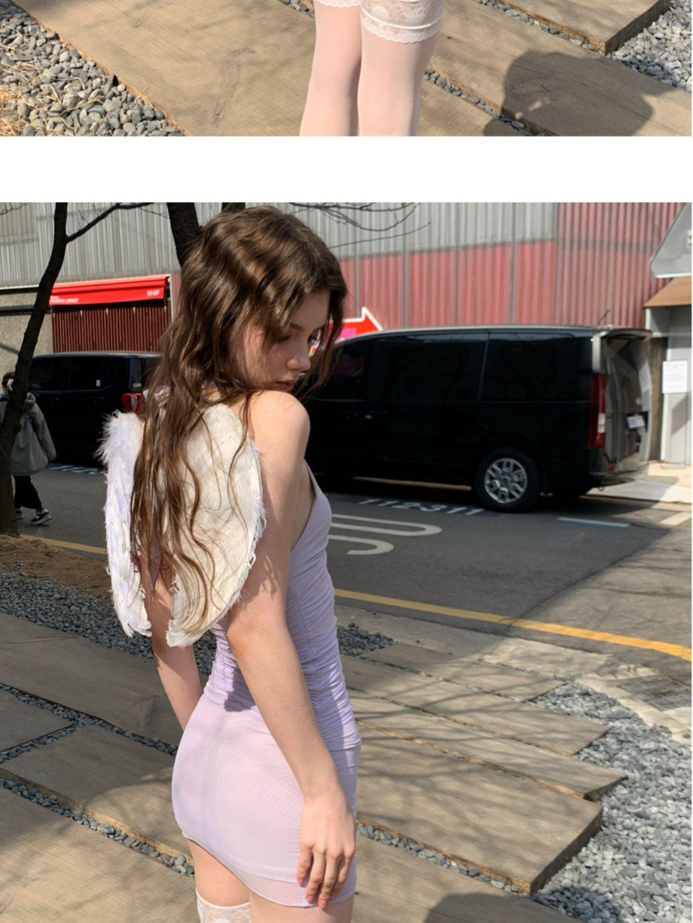 UNIVERSE Smoky Purple Mandala Rhinestone V U Neck Women's Mesh Bodycon Mini Dresses