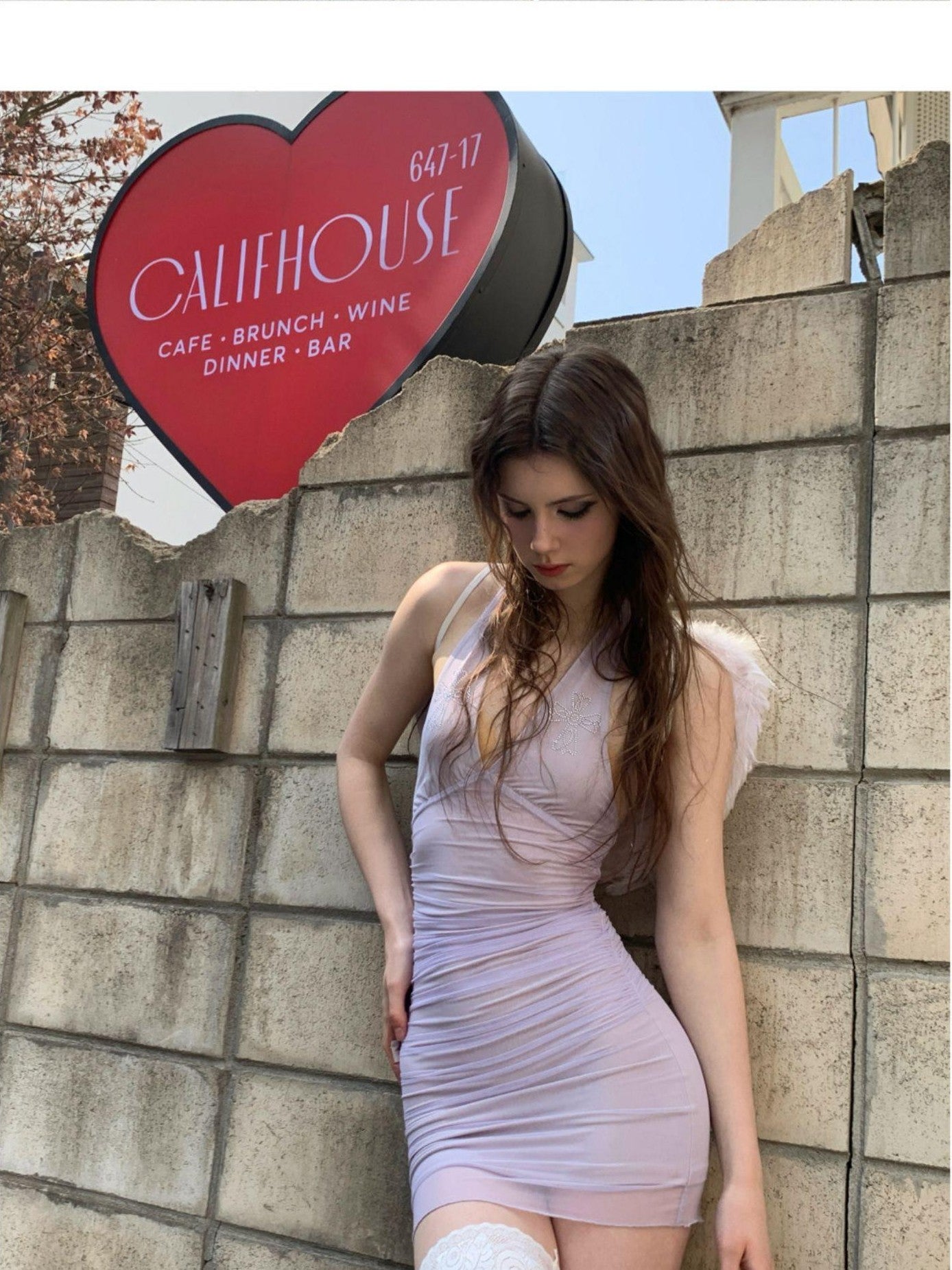 UNIVERSE Smoky Purple Mandala Rhinestone V U Neck Women's Mesh Bodycon Mini Dresses