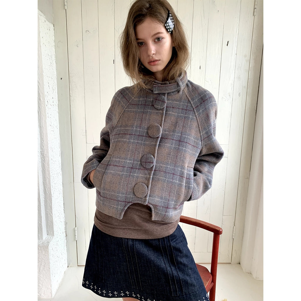 UNIVERSE_Vintage_Button_Double_Faced_Wool_Women's_Short_Wool_Coats_1089040444781_MISSTT