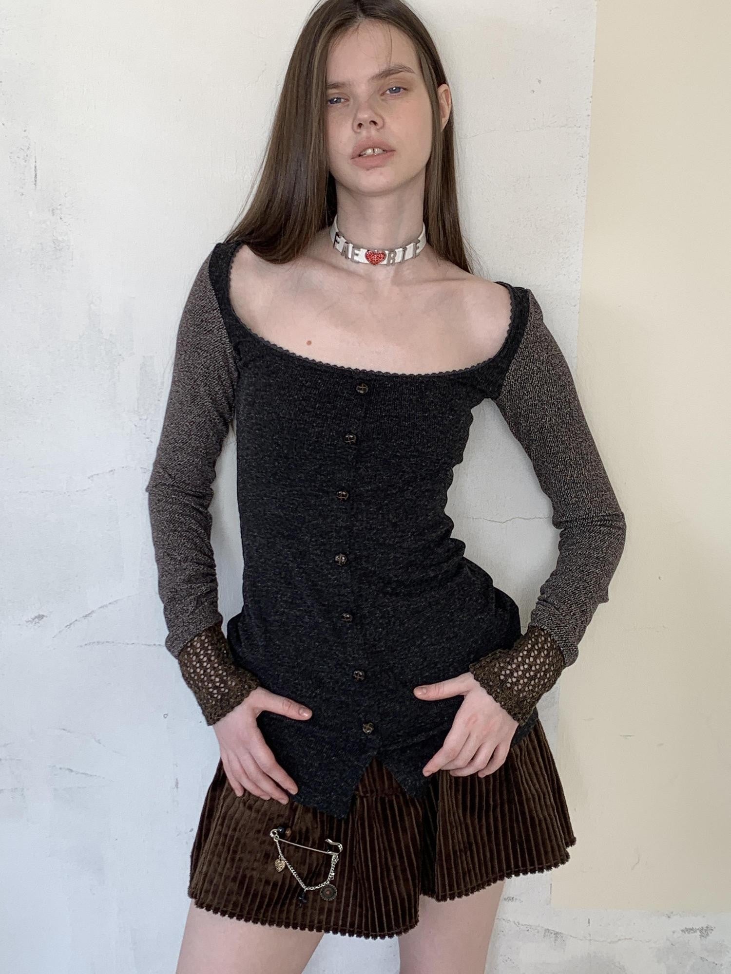 UNIVERSE Vintage Patchwork Long Sleeve Fitted Women's Polyester Bodycon Mini Dresses