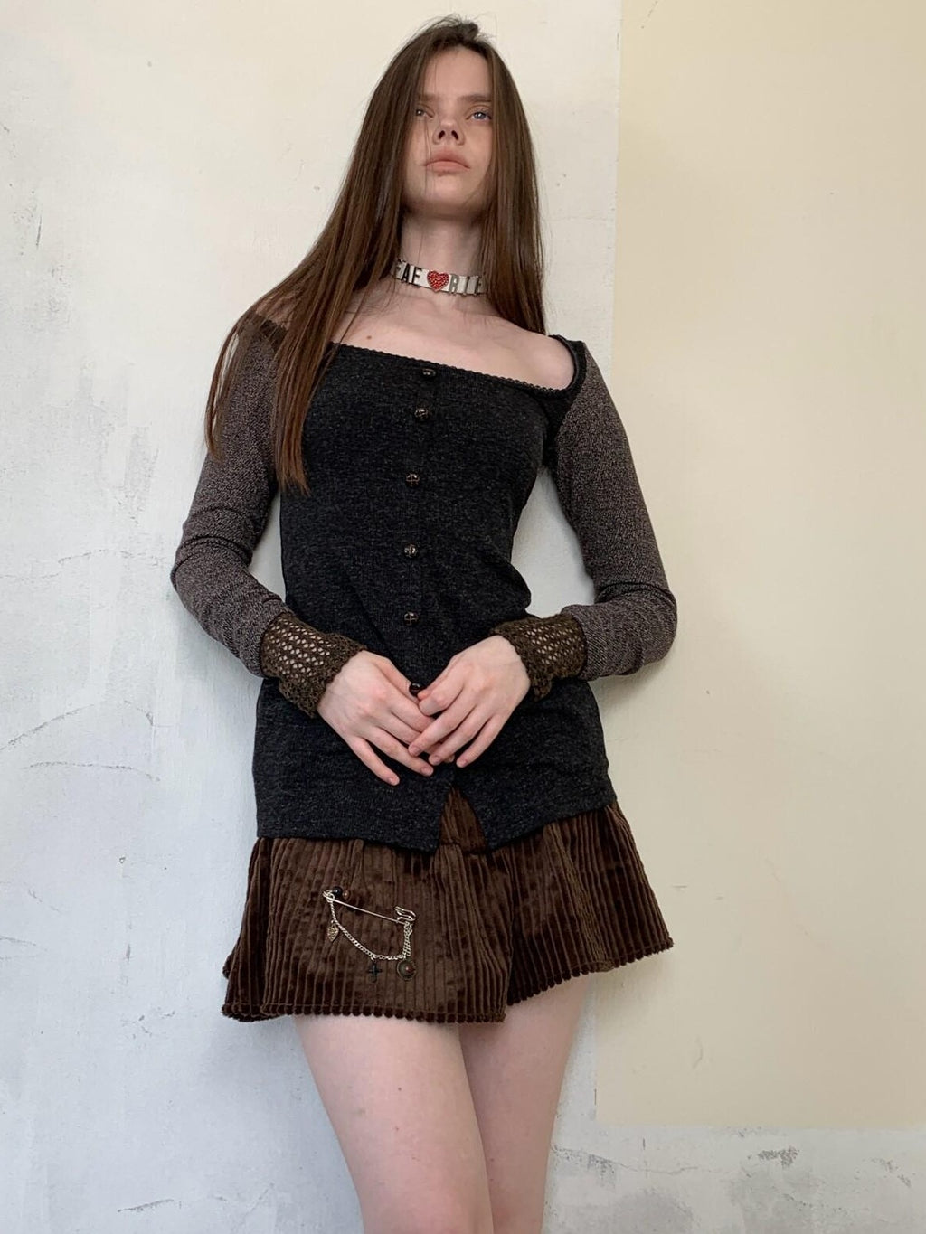 UNIVERSE Vintage Patchwork Long Sleeve Fitted Women's Polyester Bodycon Mini Dresses