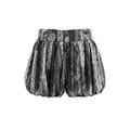 UNIVERSE_Washed_Gray_Lace_Panel_Pleated_Vertical_Stripe_Lantern_Women's_Lyocell_Hot_Pants_1052324891864_MISSTT