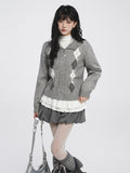 VEEMIX_Diamond_Argyle_Peter_Pan_Collar_Bow_Knit_Buttons_Women's_Viscose_Cardigans_997688523727_MISSTT