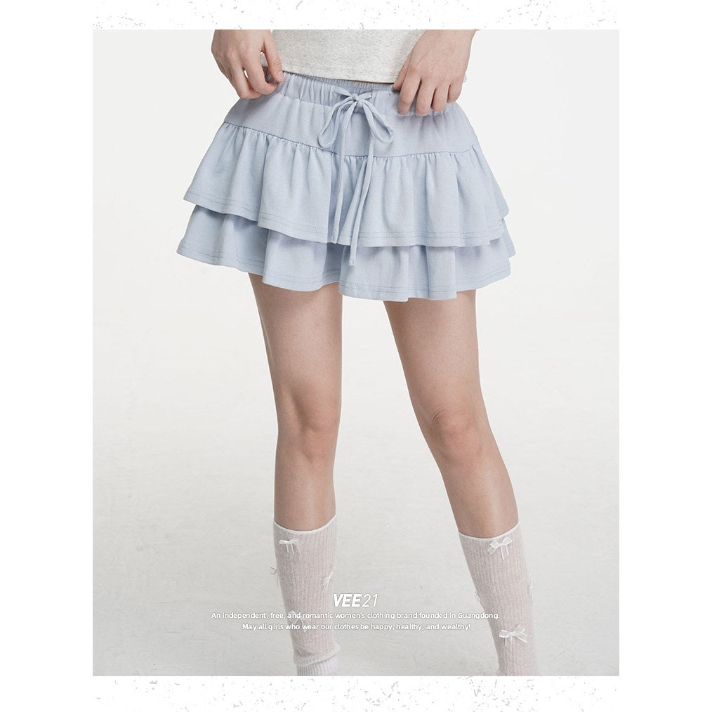 VEEMIX_Double_Layer_Pleated_Tiered_A_Line_Low_Waist_Women's_Cotton_Mini_Skirts_1026877287233_MISSTT
