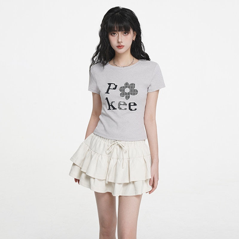 VEEMIX_Embroidered_Floral_And_Letter_Cropped_Women's_Cotton_Stretch_Slim_T-shirts_1019474703295_MISSTT