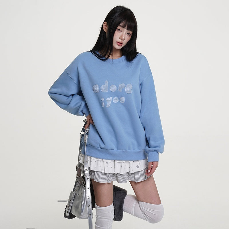 VEEMIX_Fleece_Lined_Letter_Patch_Round_Neck_Loose_Fit_Women's_Cotton_Sweatshirts_990744680263_MISSTT