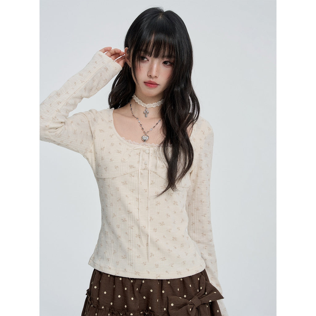 VEEMIX_Floral_Lace_Fake_Two_Piece_Women's_Polyester_Cotton_Long_Sleeve_T-shirts_1084527490568_MISSTT