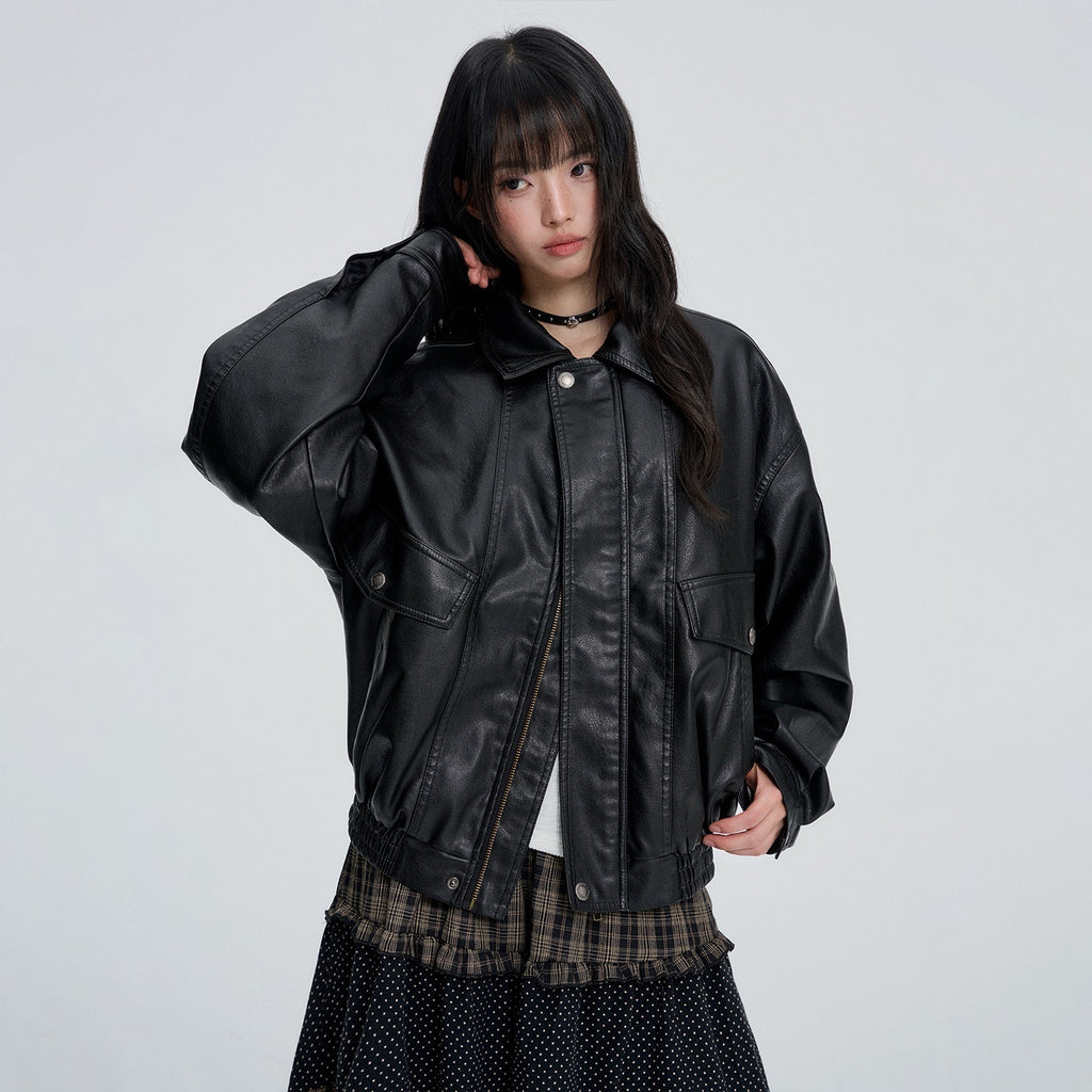 VEEMIX_Glossy_Faux_Leather_Metal_Cuff_Loose_Fit_Women's_Leather_Jackets_1086597180593_MISSTT