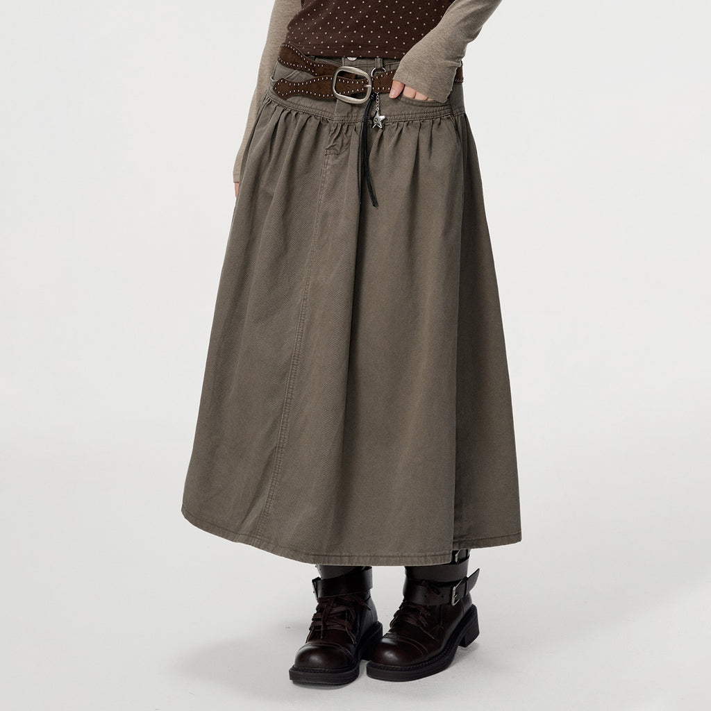 VEEMIX_Grey_Cargo_Utility_Pockets_High_Waist_Women's_Cotton_Loose_Maxi_Skirts_1072432127666_MISSTT