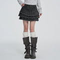 VEEMIX_Grey_Pleated_Asymmetric_High_Waist_Washed_Denim_Women's_Cotton_Mini_Skirts_1086922020561_MISSTT