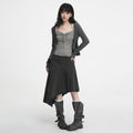 VEEMIX_Halter_Tie_Ruched_V-neck_Short_Slim_Lyocell_Viscose_Blend_Women's_Cardigans_1015859081608_MISSTT