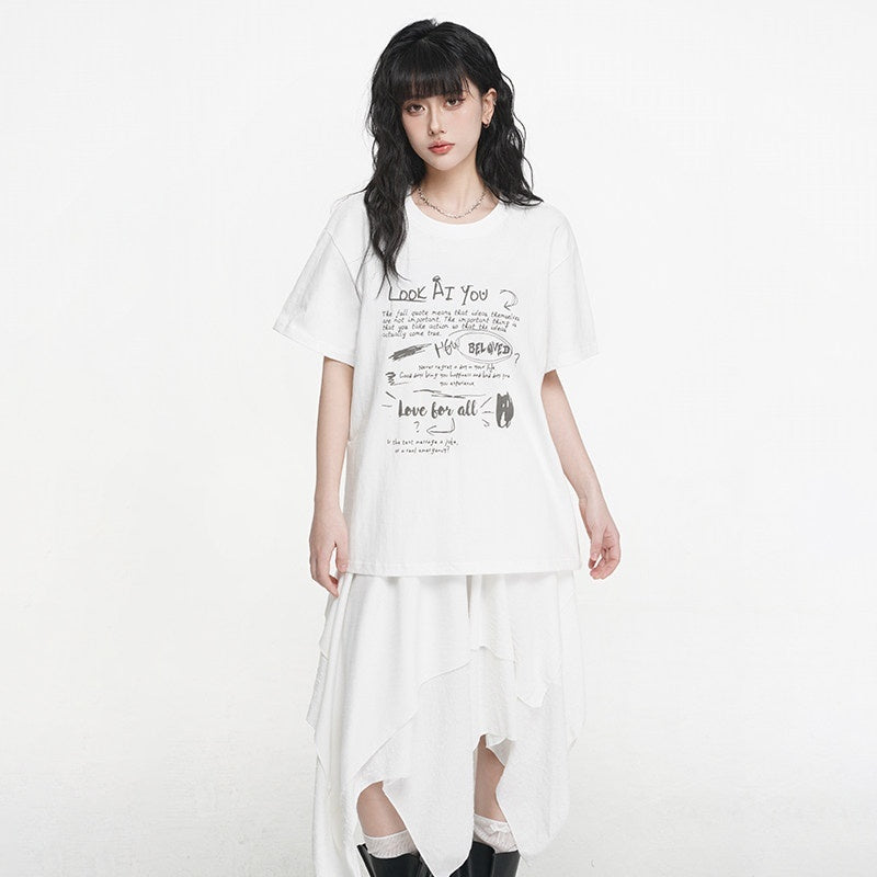 VEEMIX_Letter_Print_Drop_Shoulder_Crewneck_Women's_Cotton_Oversized_T-shirts_1020867542220_MISSTT