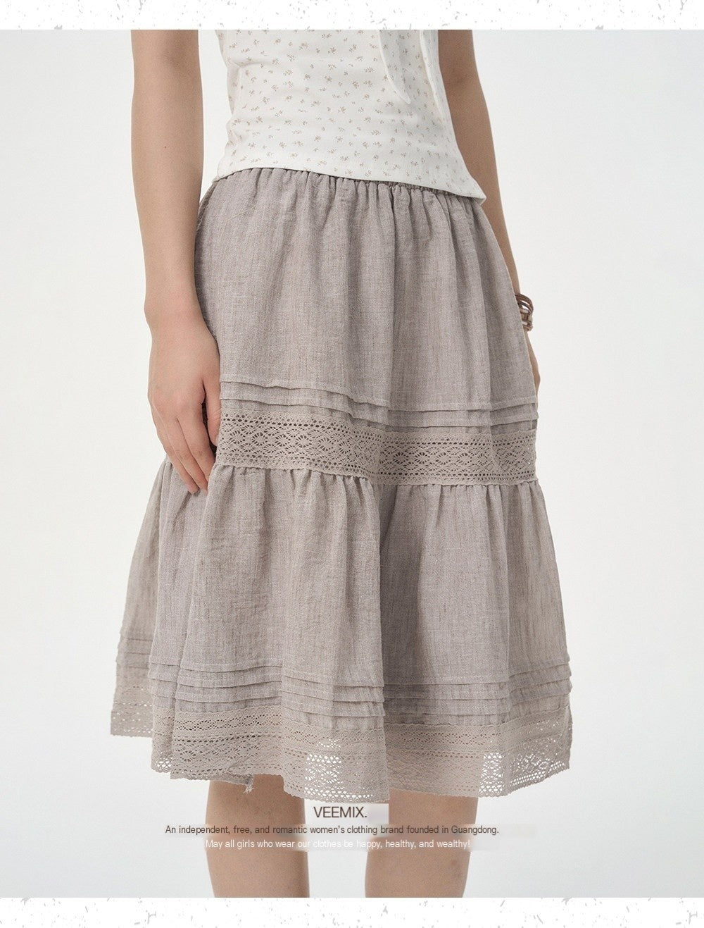 VEEMIX_Linen_Gray_Eyelet_Lace_A_Line_High_Waist_Women's_Viscose_Blend_Midi_Skirts_1056373950486_MISSTT