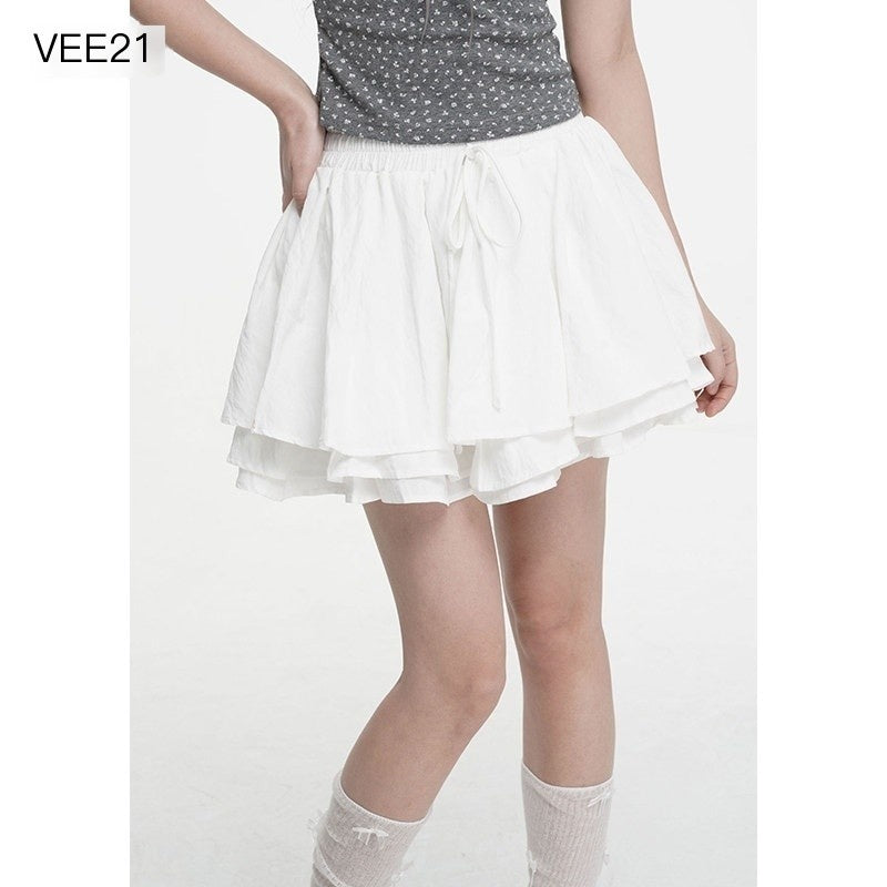 VEEMIX_Pleated_Ballerina_A_Line_Tie_Detail_Women's_Regenerated_Cellulose_Mini_Skirts_1028488765057_MISSTT