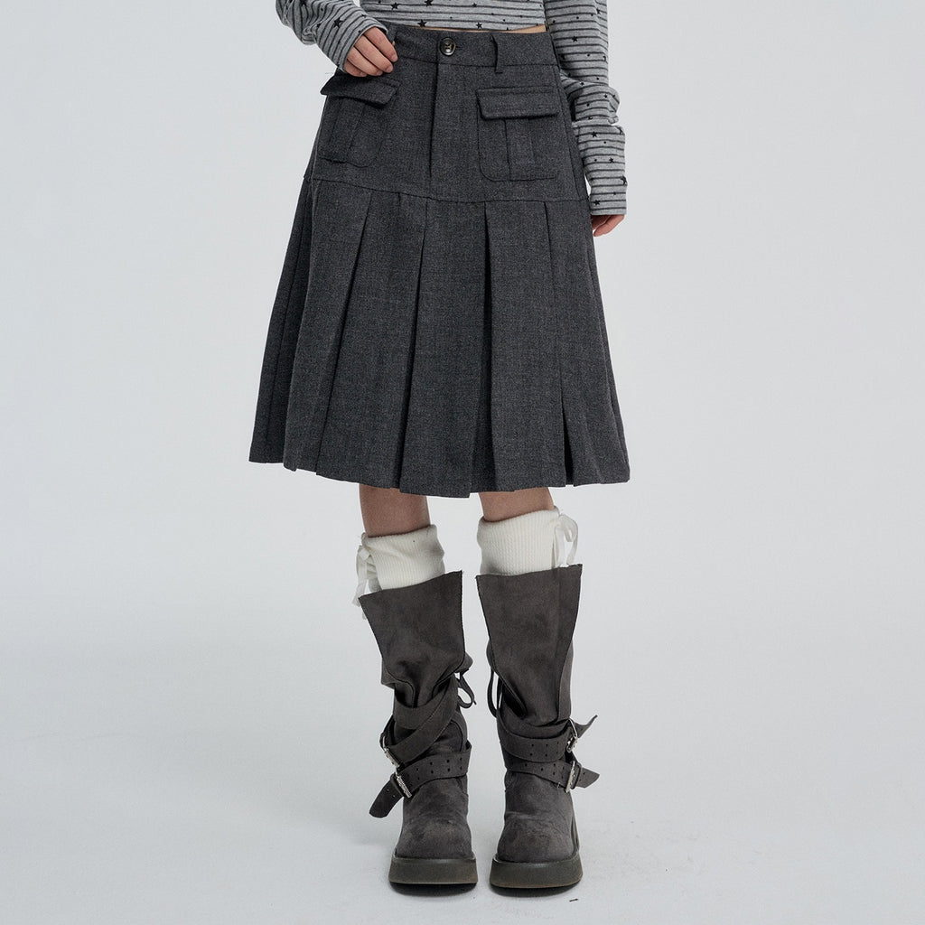 VEEMIX_Pleated_High_Waist_Pocket_A_Line_Women's_Wool_Blend_Midi_Skirts_1088963457097_MISSTT
