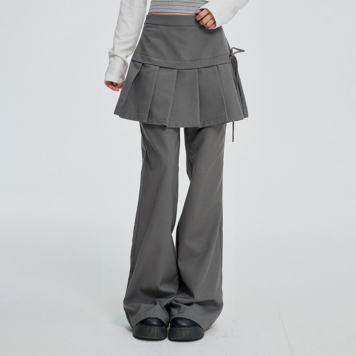 VEEMIX_Pleated_Layered_High_Waist_Flared_Cotton_Blend_Women's_Skorts_1090053024062_MISSTT
