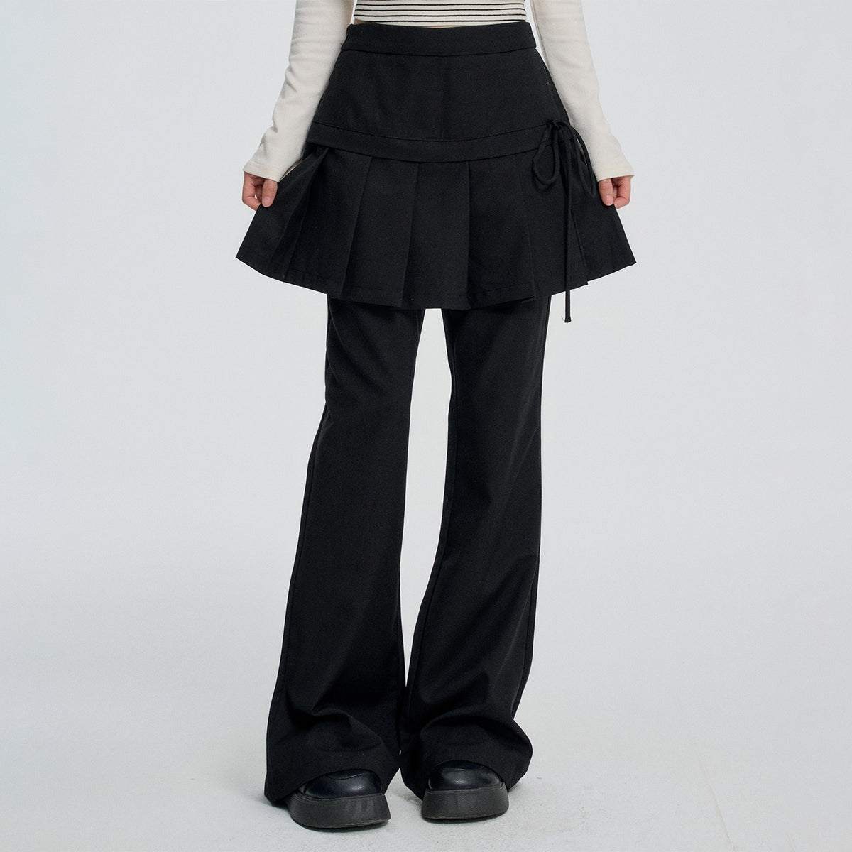 VEEMIX_Pleated_Layered_High_Waist_Flared_Cotton_Blend_Women's_Skorts_1090053024062_MISSTT