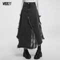 VEEMIX_Smoky_Gray_Asymmetrical_A_Line_Patchwork_Distressed_Women's_Denim_Maxi_Skirts_999054835300_MISSTT
