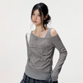 VEEMIX_White_Asymmetric_Faux_Layered_Lace_Women's_Viscose_Long_Sleeve_T-shirts_1071368615852_MISSTT