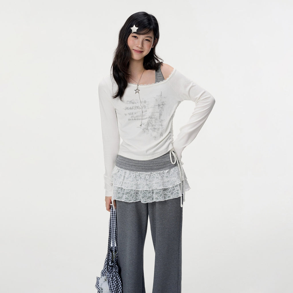 VEEMIX_White_Asymmetric_Faux_Layered_Lace_Women's_Viscose_Long_Sleeve_T-shirts_1071368615852_MISSTT