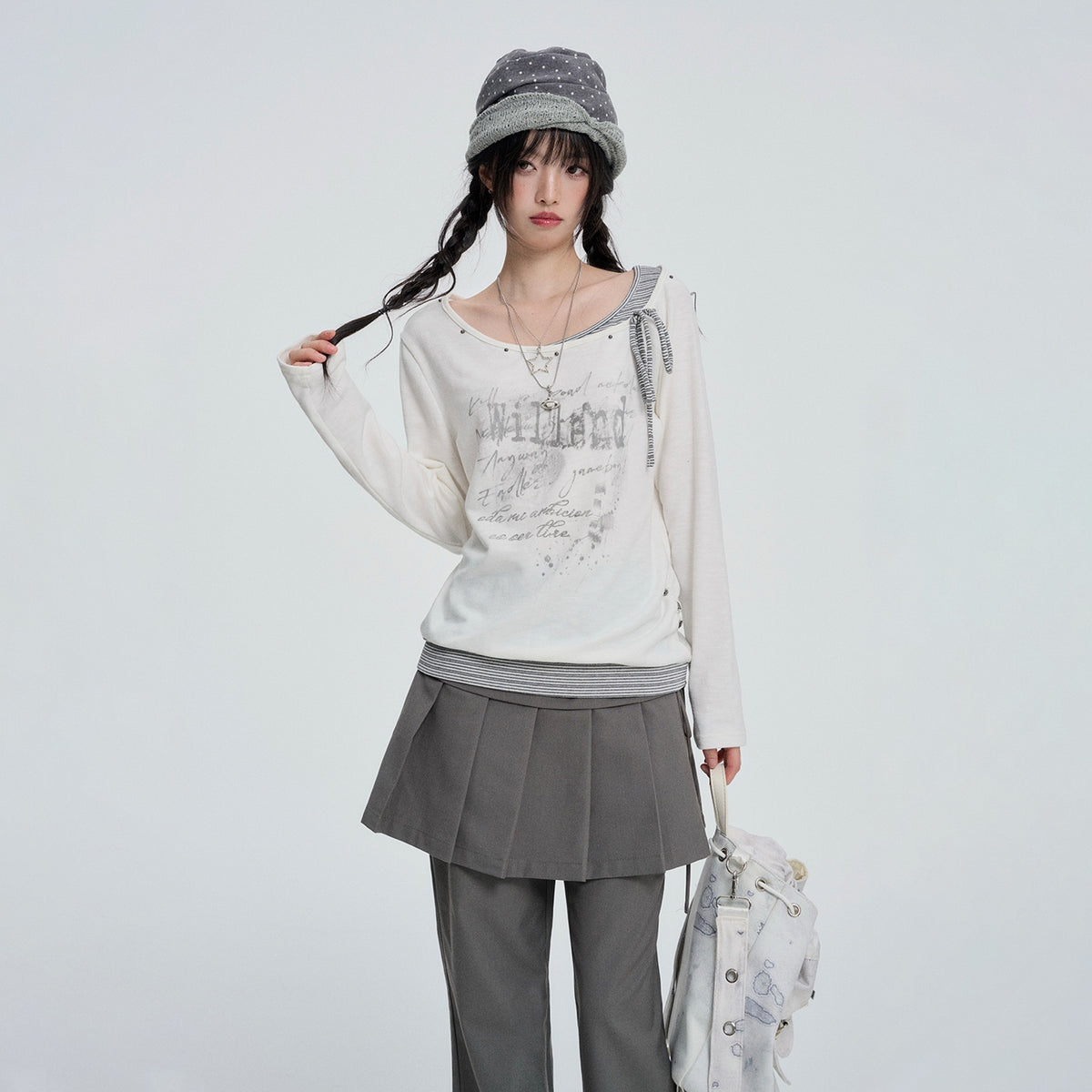 VEEMIX_White_Spliced_Faux_Two_Piece_Women's_Cotton_Long_Sleeve_T-shirts_1083185051625_MISSTT