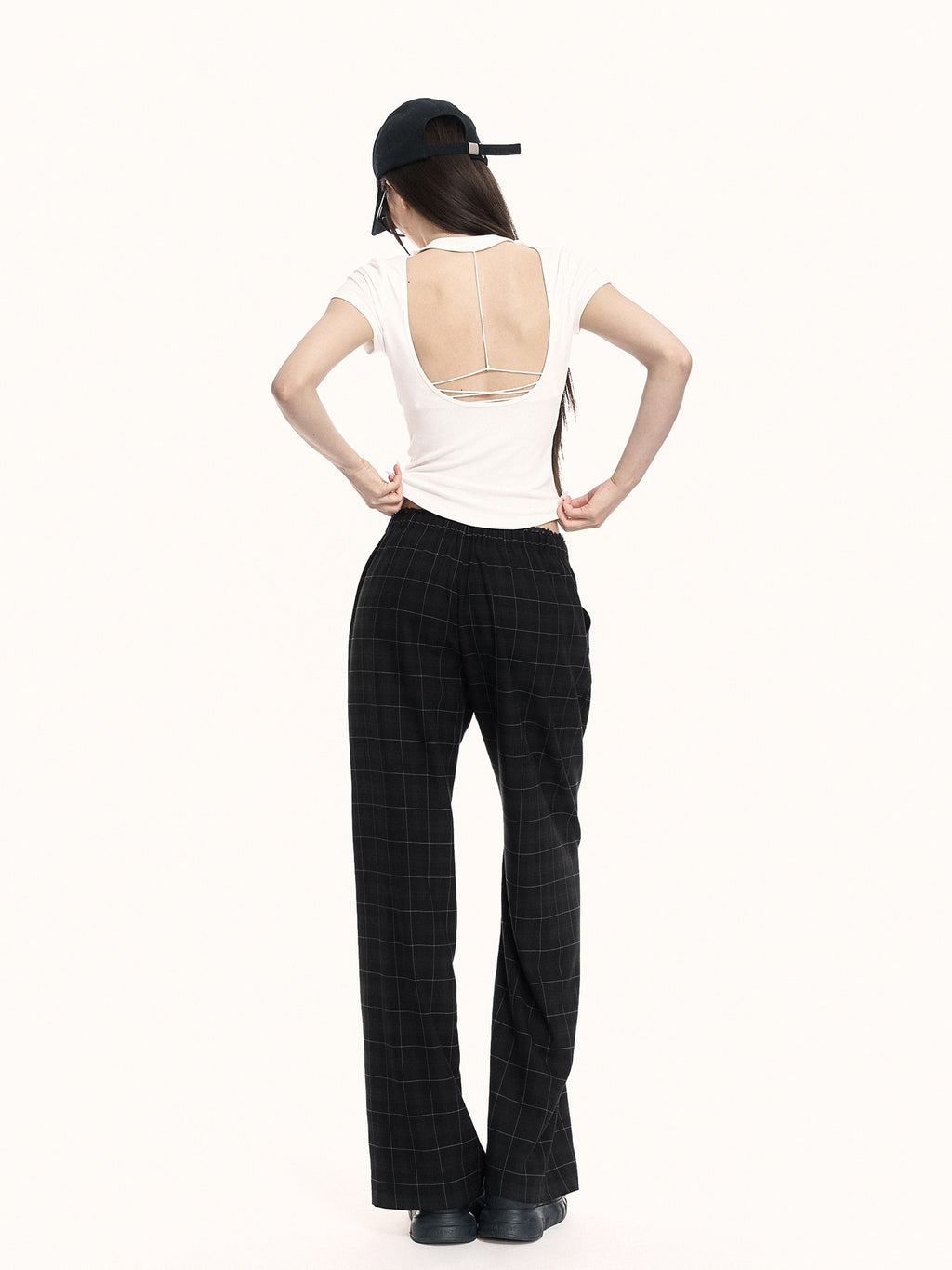 VOCK_Backless_Tie_Cutout_Waist_Cinch_Slim_Women's_Cotton_Blend_Short_Sleeve_T-shirts_1042745037246_MISSTT