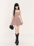 VOCK_Ballet_Square_Neck_Pleated_Aline_High_Waist_Women's_Polyester_Slip_Mini_Dresses_944921744062_MISSTT