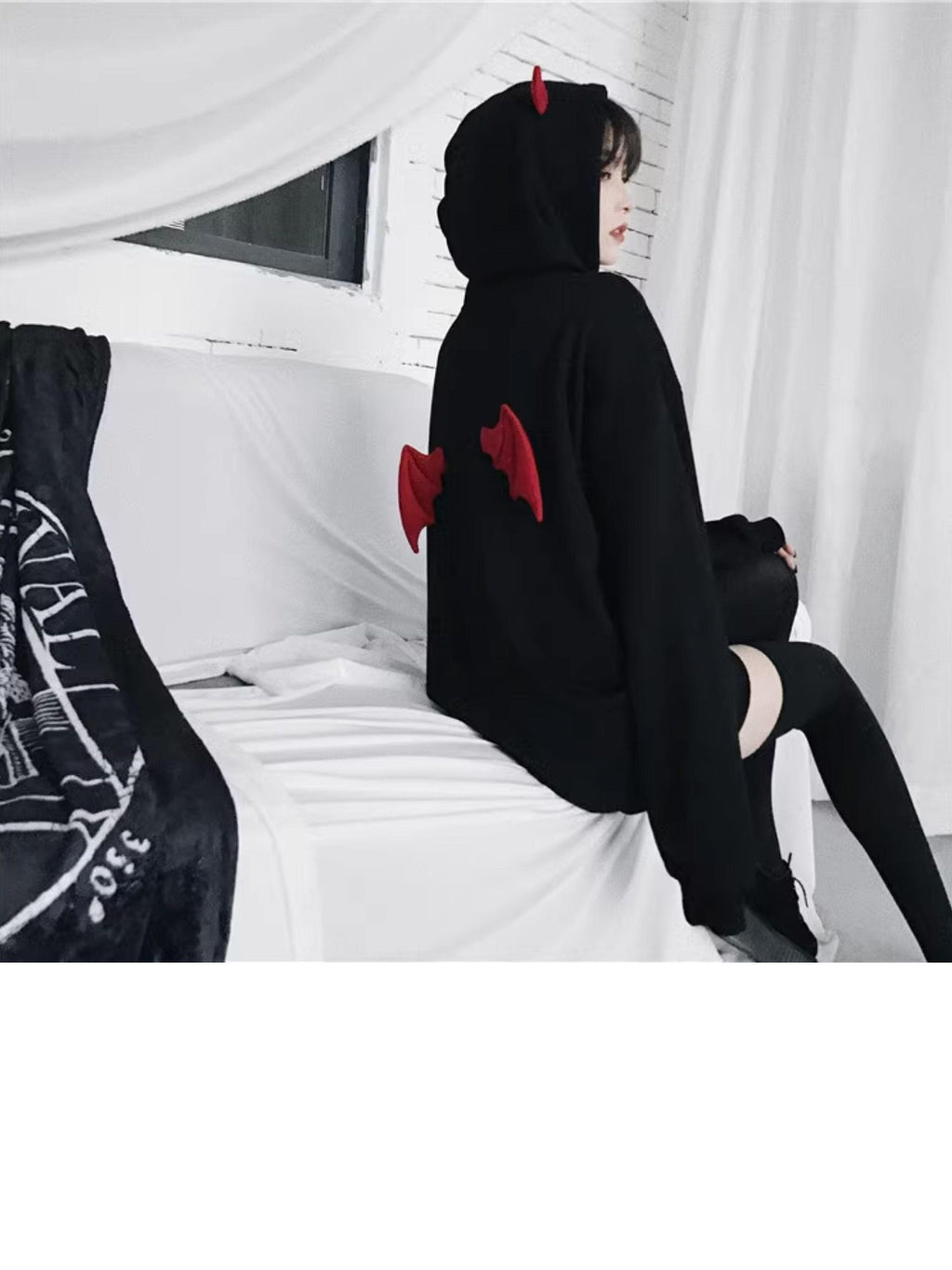 VOCK Black Anti Slip Thigh High Solid Slimming Women's Velvet Hold Up Socks