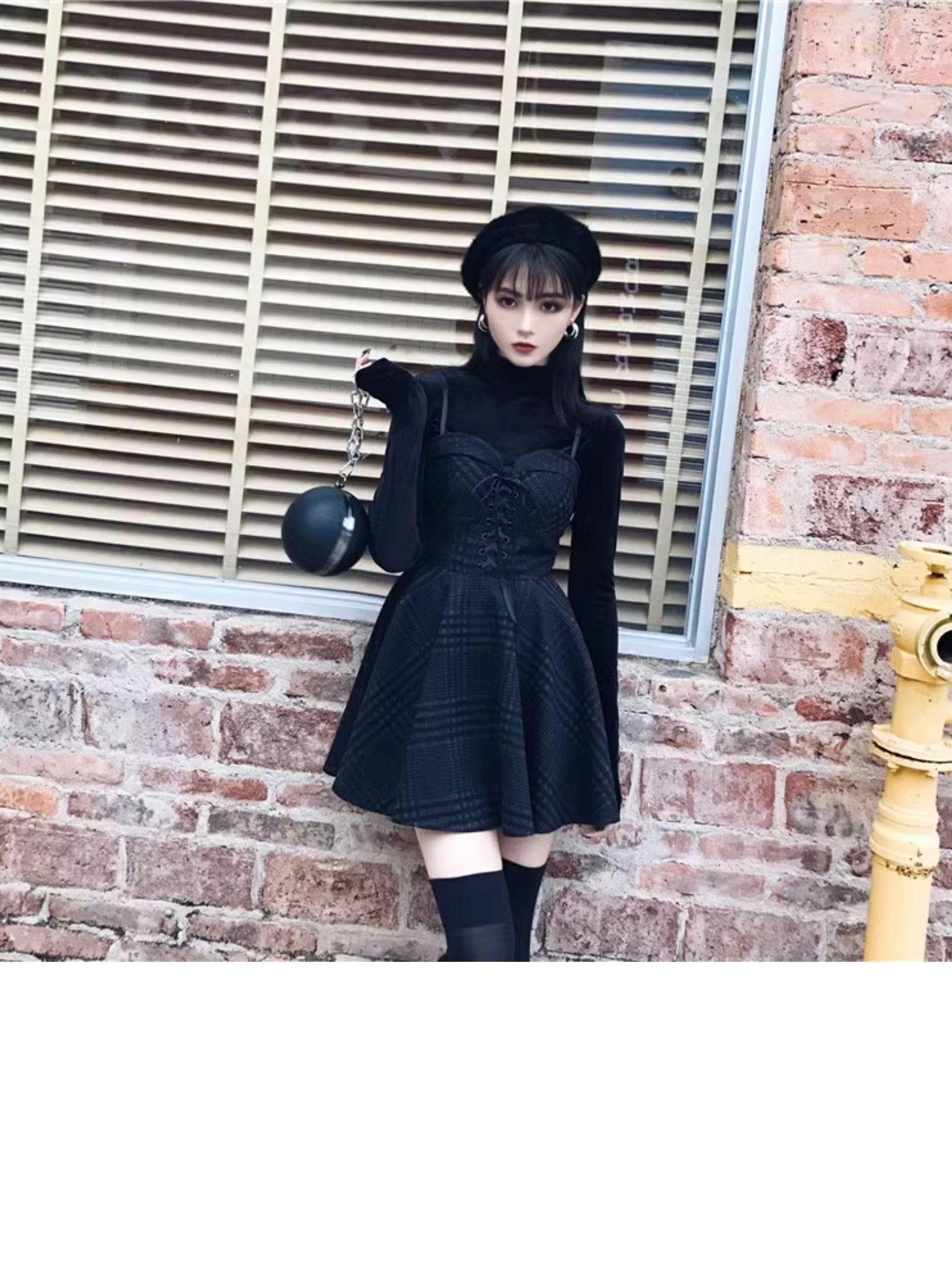 VOCK Black Anti Slip Thigh High Solid Slimming Women's Velvet Hold Up Socks