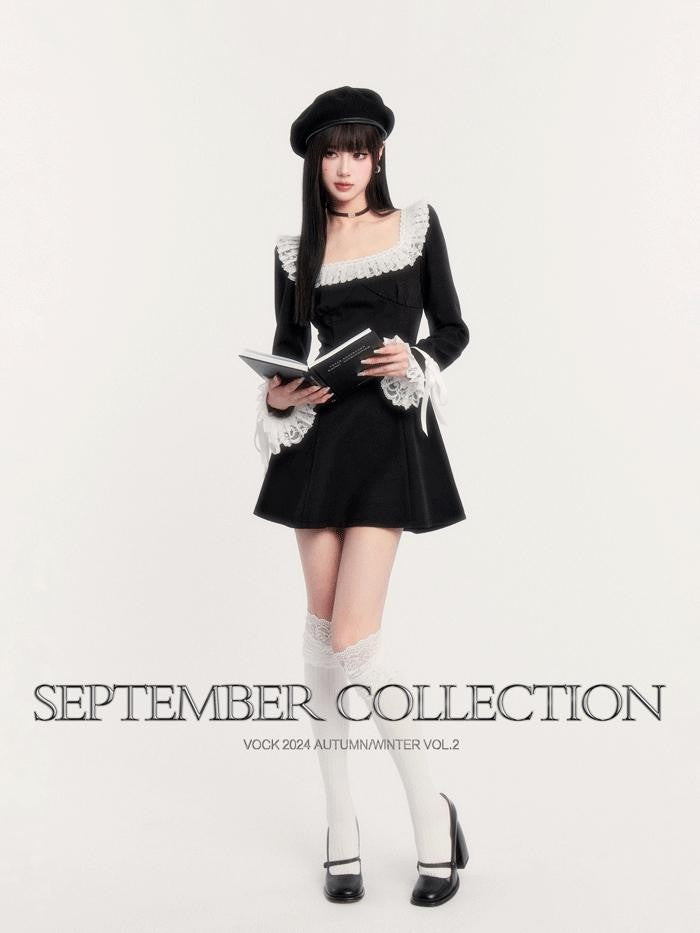 VOCK Boucle Colorblock Bow Cami Blazer Women's Polyester Matching Skirt Sets