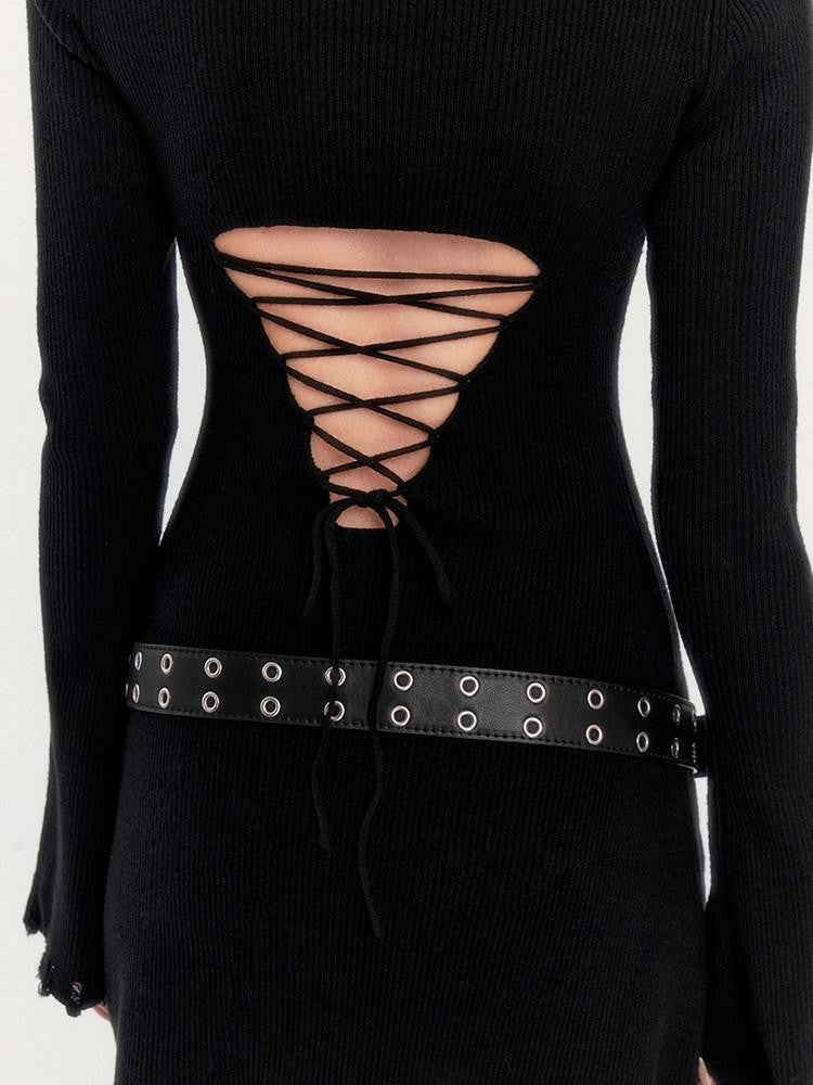 VOCK Dark Black Heavy Metal Punk Cross Alloy Buckle Women's Pu Belts