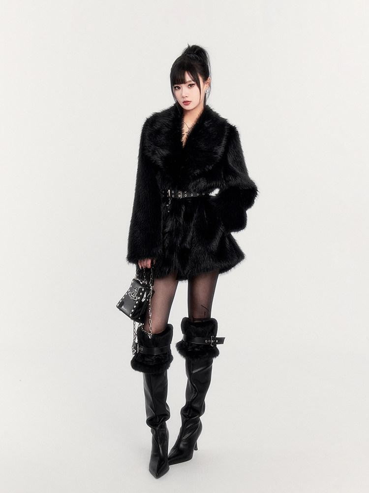VOCK Dark Black Heavy Metal Punk Cross Alloy Buckle Women's Pu Belts