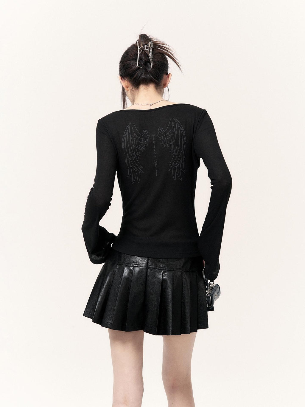 VOCK Dark Y2k Low Rise Mini A Line Women's Cotton Pleated Skirts