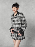 VOCK_Distressed_Colorblock_Checked_Tie_Dye_Oversized_Women's_Matching_Skirt_Sets_746226997298_MISSTT