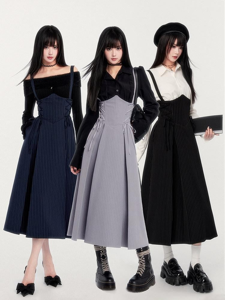 VOCK Fitted Waist Button Front Turn Down Collar Women's Cotton Blend Shirts