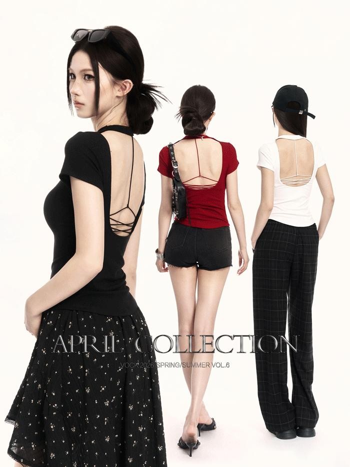 VOCK Hepburn Puff Velvet Stand Collar High Waist Women's Casual Mini Dresses