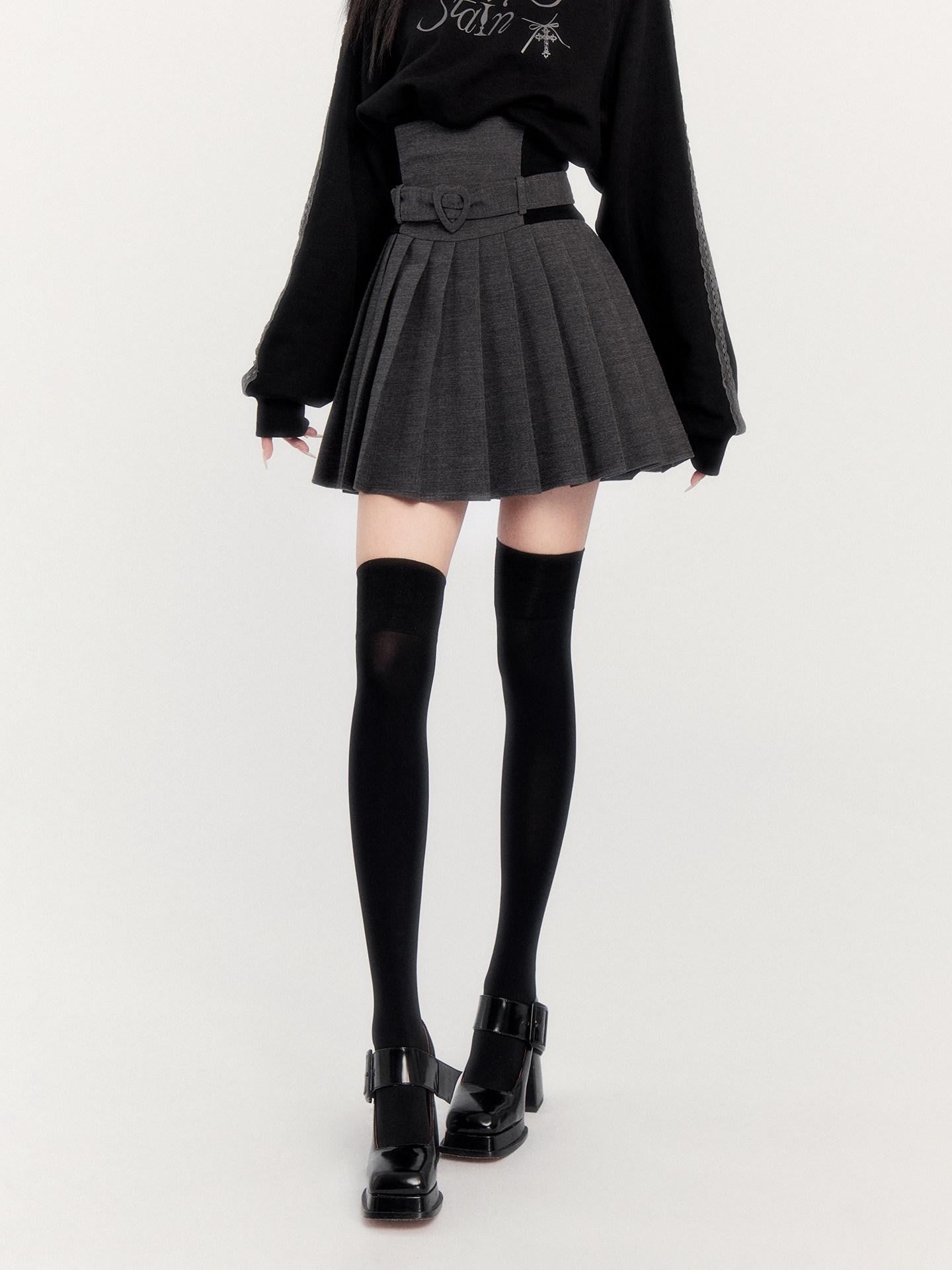 VOCK Jk Solid Over Knee Non Slip Slimming Women's Velvet Thigh-high Socks