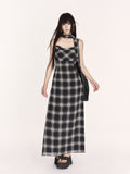 VOCK_Plaid_Cowl_Neck_High_Waist_A_Line_Women's_Polyester_Slip_Maxi_Dresses_928354040550_MISSTT